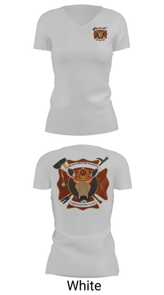 Womens Short Sleeve Vneck Shirt, VMI Fire, Fire Department, Teamtime, Team time, sublimation, custom sports apparel, team uniforms, spirit wear, spiritwear, sports uniforms, custom shirts, team store, custom team store, fundraiser sports, apparel fundraiser