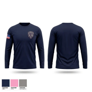 Long Sleeve Performance Shirt, Moosic Borough Police Department- K-9 Unit, Police, Teamtime, Team time, sublimation, custom sports apparel, team uniforms, spirit wear, spiritwear, sports uniforms, custom shirts, team store, custom team store, fundraiser sports, apparel fundraiser