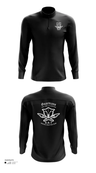 Quarter Zip Jacket, Special reaction team, Air Force, Teamtime, Team time, sublimation, custom sports apparel, team uniforms, spirit wear, spiritwear, sports uniforms, custom shirts, team store, custom team store, fundraiser sports, apparel fundraiser