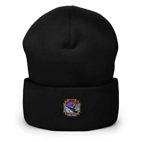USS New Mexico A-Gang Cuffed Beanie | Yupoong 1501KC