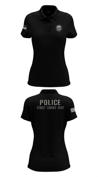 Womens Short Sleeve Performance Polo, STREET CRIMES, , Teamtime, Team time, sublimation, custom sports apparel, team uniforms, spirit wear, spiritwear, sports uniforms, custom shirts, team store, custom team store, fundraiser sports, apparel fundraiser