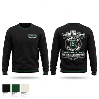 Crew Neck Sweatshirt, Ramapo Raiders, Wrestling, Teamtime, Team time, sublimation, custom sports apparel, team uniforms, spirit wear, spiritwear, sports uniforms, custom shirts, team store, custom team store, fundraiser sports, apparel fundraiser