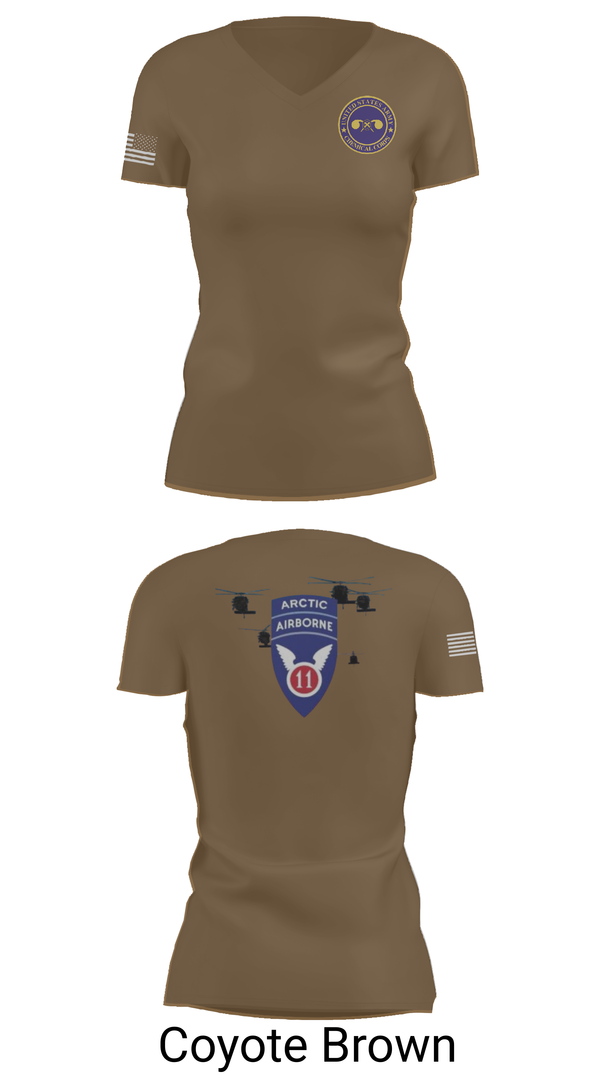 Womens Short Sleeve Vneck Shirt, 440th CBRN CO, , Teamtime, Team time, sublimation, custom sports apparel, team uniforms, spirit wear, spiritwear, sports uniforms, custom shirts, team store, custom team store, fundraiser sports, apparel fundraiser