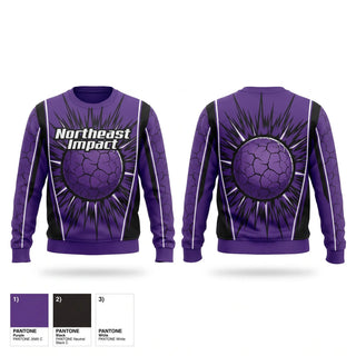 Crew Neck Sweatshirt, Northeast Impact, Softball, Teamtime, Team time, sublimation, custom sports apparel, team uniforms, spirit wear, spiritwear, sports uniforms, custom shirts, team store, custom team store, fundraiser sports, apparel fundraiser