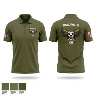 Short Sleeve Performance Polo, Doraville K9, Police, Teamtime, Team time, sublimation, custom sports apparel, team uniforms, spirit wear, spiritwear, sports uniforms, custom shirts, team store, custom team store, fundraiser sports, apparel fundraiser