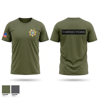 Old School Cotton Feel Shirt, Benton County Jail, Police, Teamtime, Team time, sublimation, custom sports apparel, team uniforms, spirit wear, spiritwear, sports uniforms, custom shirts, team store, custom team store, fundraiser sports, apparel fundraiser
