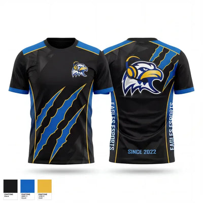 HHS Eagles Esports 57106058 Old School Cotton Feel Shirt - 1