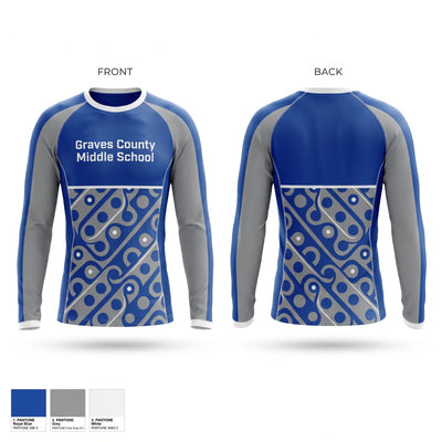 Graves County Middle School Long Sleeve Performance Shirt - 1