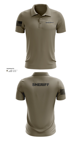 Short Sleeve Performance Polo, Flathead County Sheriff's Office, Police, Teamtime, Team time, sublimation, custom sports apparel, team uniforms, spirit wear, spiritwear, sports uniforms, custom shirts, team store, custom team store, fundraiser sports, apparel fundraiser