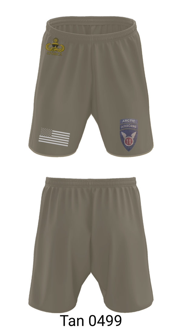 Athletic Shorts With Pockets, HHC, 725th BSB, 2/11 ABN, , Teamtime, Team time, sublimation, custom sports apparel, team uniforms, spirit wear, spiritwear, sports uniforms, custom shirts, team store, custom team store, fundraiser sports, apparel fundraiser