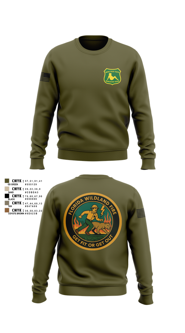 Crew Neck Sweatshirt, Florida, , Teamtime, Team time, sublimation, custom sports apparel, team uniforms, spirit wear, spiritwear, sports uniforms, custom shirts, team store, custom team store, fundraiser sports, apparel fundraiser
