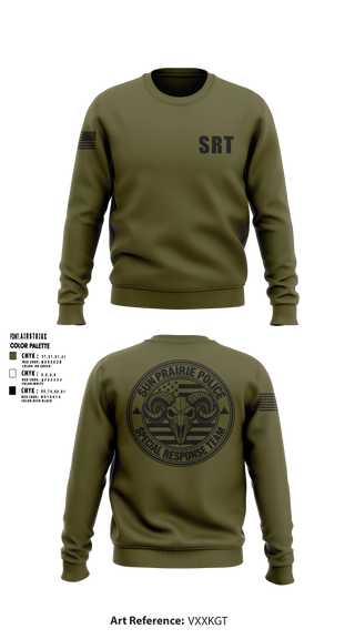 Crew Neck Sweatshirt, SRT, Police, Teamtime, Team time, sublimation, custom sports apparel, team uniforms, spirit wear, spiritwear, sports uniforms, custom shirts, team store, custom team store, fundraiser sports, apparel fundraiser