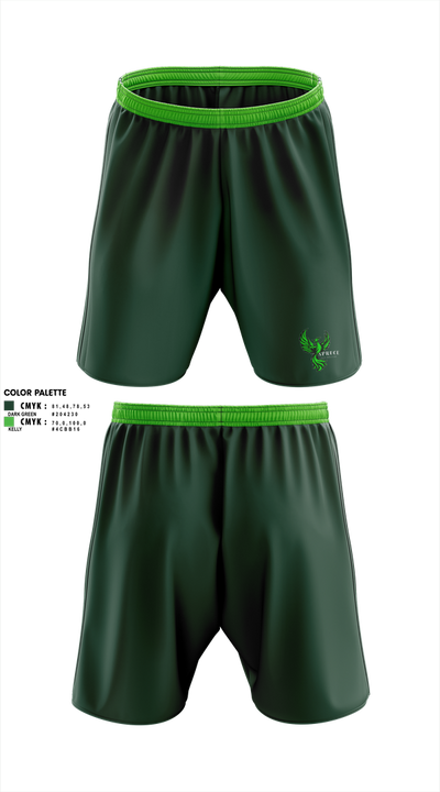 Spruce youth wrestling Athletic Shorts With Pockets - 1