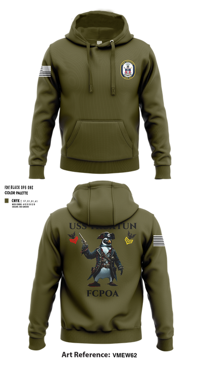 USS TRUXTUN DDG 103 86868328 Hoodie - 123