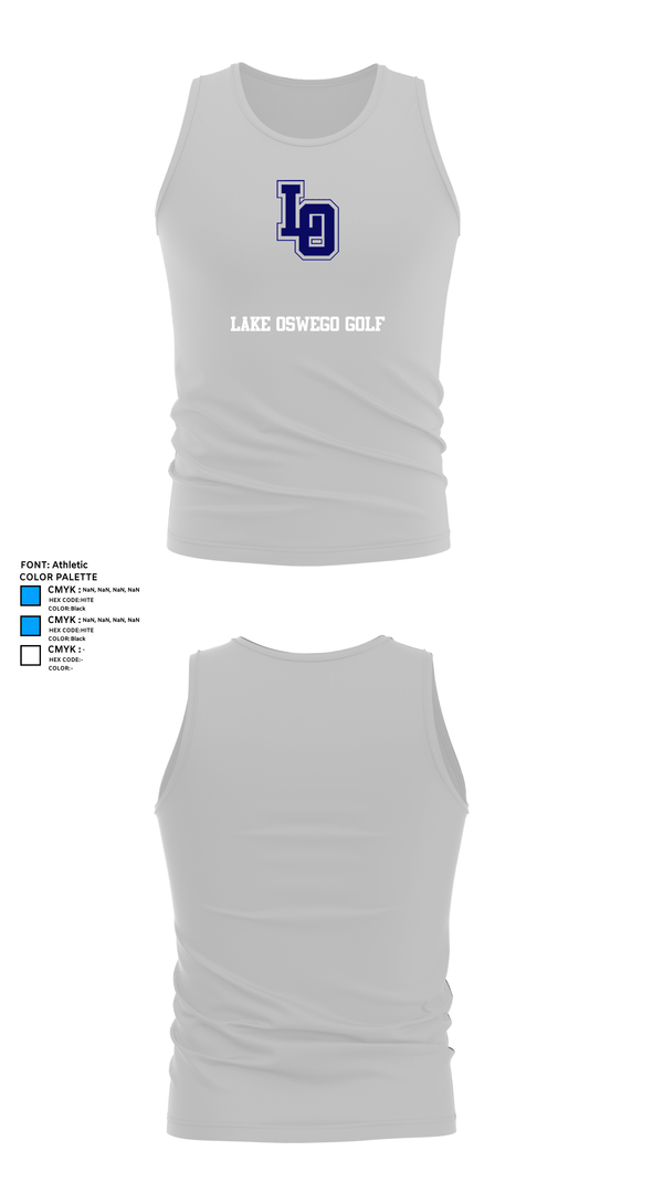 Tank Top, Lake Oswego Golf, Golf, Teamtime, Team time, sublimation, custom sports apparel, team uniforms, spirit wear, spiritwear, sports uniforms, custom shirts, team store, custom team store, fundraiser sports, apparel fundraiser