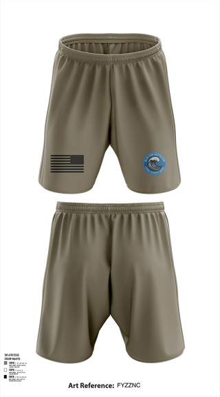 Athletic Shorts With Pockets, Blue Tide Battalion, , Teamtime, Team time, sublimation, custom sports apparel, team uniforms, spirit wear, spiritwear, sports uniforms, custom shirts, team store, custom team store, fundraiser sports, apparel fundraiser