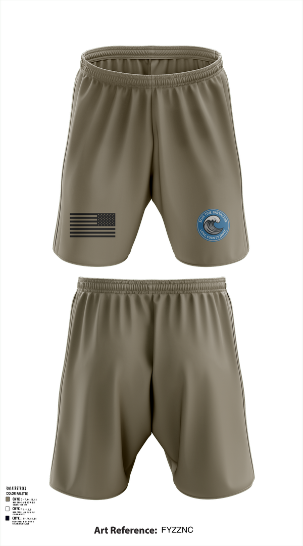Athletic Shorts With Pockets, Blue Tide Battalion, , Teamtime, Team time, sublimation, custom sports apparel, team uniforms, spirit wear, spiritwear, sports uniforms, custom shirts, team store, custom team store, fundraiser sports, apparel fundraiser