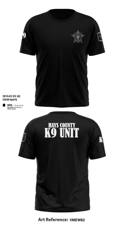 Hays County Sheriff’s Office 39669531 Short Sleeve Performance Shirt - 400