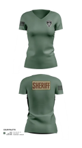 Sheriff Emergency Response Team 5060810 Women's Short Sleeve V-neck Shirt - 22