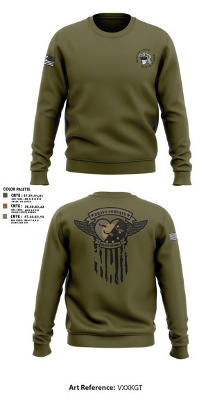 Crew Neck Sweatshirt, B/4-3 Assault Helicopter Battalion, , Teamtime, Team time, sublimation, custom sports apparel, team uniforms, spirit wear, spiritwear, sports uniforms, custom shirts, team store, custom team store, fundraiser sports, apparel fundraiser