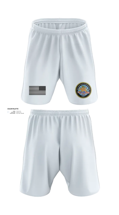 Navy Cargo Handling Battalion One 62031758 Athletic Shorts With Pockets - 21