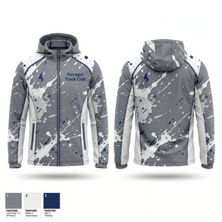 Windbreaker, Farragut Track Club, Track & Field, Teamtime, Team time, sublimation, custom sports apparel, team uniforms, spirit wear, spiritwear, sports uniforms, custom shirts, team store, custom team store, fundraiser sports, apparel fundraiser