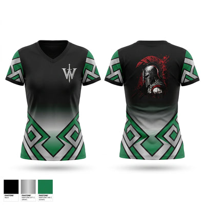 Warriors Lair Women's Short Sleeve V-neck Shirt - 1