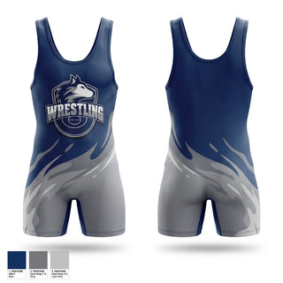 Wrestling Singlet, Huskies, Wrestling, Teamtime, Team time, sublimation, custom sports apparel, team uniforms, spirit wear, spiritwear, sports uniforms, custom shirts, team store, custom team store, fundraiser sports, apparel fundraiser
