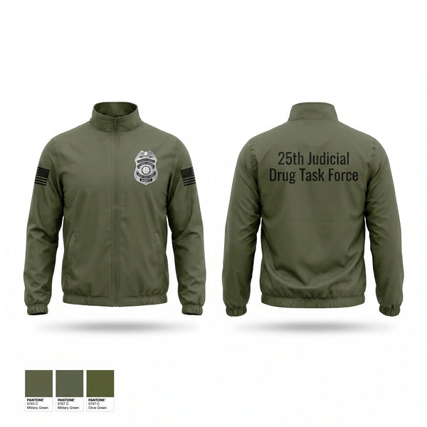 Windbreaker, 25th Judicial Drug Task Force, Police, Teamtime, Team time, sublimation, custom sports apparel, team uniforms, spirit wear, spiritwear, sports uniforms, custom shirts, team store, custom team store, fundraiser sports, apparel fundraiser