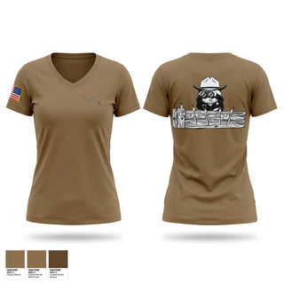 Womens Short Sleeve Vneck Shirt, 961st ECC, Army, Teamtime, Team time, sublimation, custom sports apparel, team uniforms, spirit wear, spiritwear, sports uniforms, custom shirts, team store, custom team store, fundraiser sports, apparel fundraiser