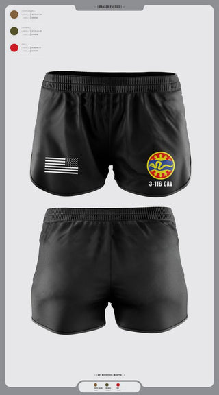 Ranger Panties, 3-116 CAV, , Teamtime, Team time, sublimation, custom sports apparel, team uniforms, spirit wear, spiritwear, sports uniforms, custom shirts, team store, custom team store, fundraiser sports, apparel fundraiser