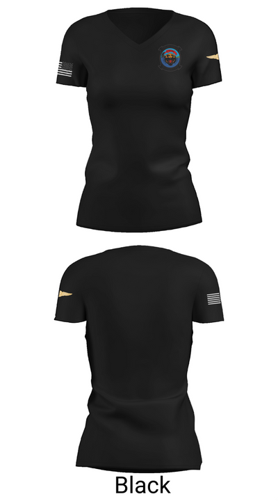 Tiger-43 85546110 Women's Short Sleeve V-neck Shirt - 28