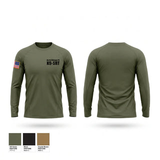 Long Sleeve Performance Shirt, North Chicago PD K9/SRT, Police, Teamtime, Team time, sublimation, custom sports apparel, team uniforms, spirit wear, spiritwear, sports uniforms, custom shirts, team store, custom team store, fundraiser sports, apparel fundraiser
