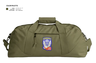 Duffle Bag, 1st Battalion 503rd Infantry Regiment, , Teamtime, Team time, sublimation, custom sports apparel, team uniforms, spirit wear, spiritwear, sports uniforms, custom shirts, team store, custom team store, fundraiser sports, apparel fundraiser