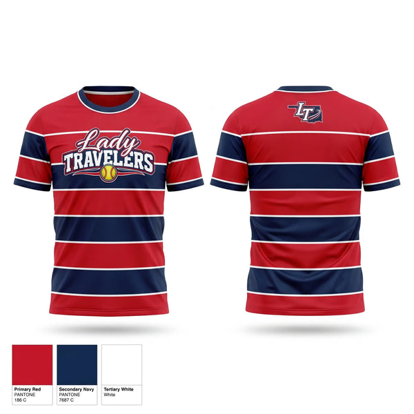 Football Jersey, Lady Travelers, Softball, Teamtime, Team time, sublimation, custom sports apparel, team uniforms, spirit wear, spiritwear, sports uniforms, custom shirts, team store, custom team store, fundraiser sports, apparel fundraiser