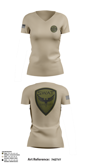 Womens Short Sleeve Vneck Shirt, , Police, Teamtime, Team time, sublimation, custom sports apparel, team uniforms, spirit wear, spiritwear, sports uniforms, custom shirts, team store, custom team store, fundraiser sports, apparel fundraiser