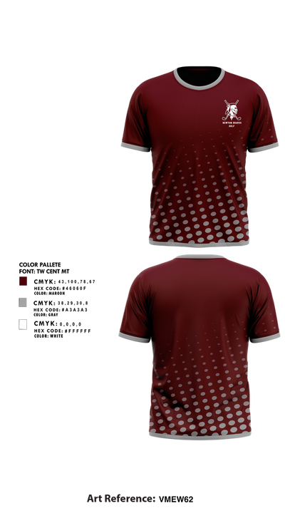 Newton Braves Golf Short Sleeve Performance Shirt - 2