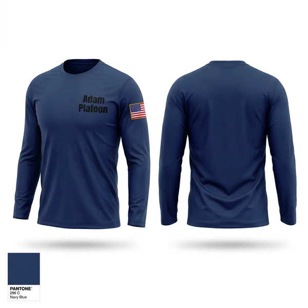 Long Sleeve Performance Shirt, Adam Platoon, Police, Teamtime, Team time, sublimation, custom sports apparel, team uniforms, spirit wear, spiritwear, sports uniforms, custom shirts, team store, custom team store, fundraiser sports, apparel fundraiser