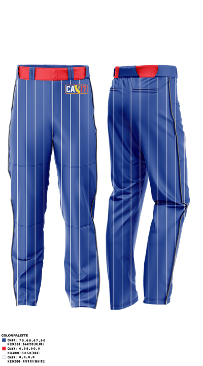 California District 17 Little League 63083177 Baseball Pants - 21