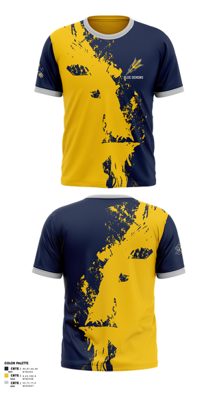 Short Sleeve Performance Shirt, Blue Demons, , Teamtime, Team time, sublimation, custom sports apparel, team uniforms, spirit wear, spiritwear, sports uniforms, custom shirts, team store, custom team store, fundraiser sports, apparel fundraiser