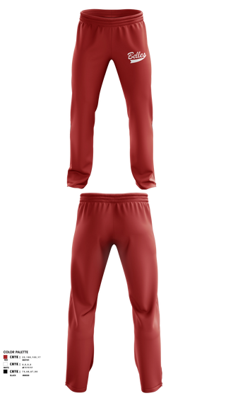 Sweatpants, Bluegrass Lightning Belles, Softball, Teamtime, Team time, sublimation, custom sports apparel, team uniforms, spirit wear, spiritwear, sports uniforms, custom shirts, team store, custom team store, fundraiser sports, apparel fundraiser