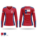 Fulshear Simonton FD Women's Long Sleeve V-neck Shirt - 1