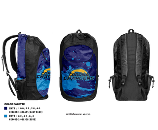 Gear Bag, Corona Chargers, , Teamtime, Team time, sublimation, custom sports apparel, team uniforms, spirit wear, spiritwear, sports uniforms, custom shirts, team store, custom team store, fundraiser sports, apparel fundraiser