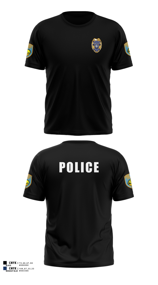 Odessa Police Department 86817075 Short Sleeve Performance Shirt - 18