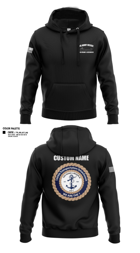 Hoodie, 1099th TD, Army, Teamtime, Team time, sublimation, custom sports apparel, team uniforms, spirit wear, spiritwear, sports uniforms, custom shirts, team store, custom team store, fundraiser sports, apparel fundraiser