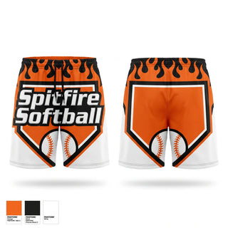 Athletic Shorts With Pockets, Spitfire Softball, Softball, Teamtime, Team time, sublimation, custom sports apparel, team uniforms, spirit wear, spiritwear, sports uniforms, custom shirts, team store, custom team store, fundraiser sports, apparel fundraiser