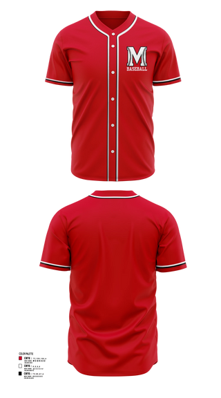 Full Button Baseball Jersey, McEwen Baseball, Baseball, Teamtime, Team time, sublimation, custom sports apparel, team uniforms, spirit wear, spiritwear, sports uniforms, custom shirts, team store, custom team store, fundraiser sports, apparel fundraiser