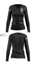 The Melrose Fire Company Incorporated 84438539 Women's Long Sleeve V-neck Shirt - 30