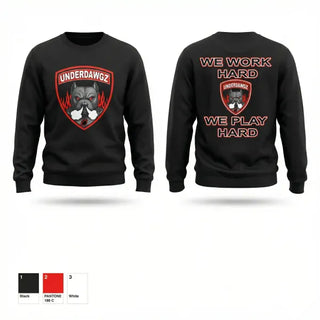 Crew Neck Sweatshirt, Underdawgz, , Teamtime, Team time, sublimation, custom sports apparel, team uniforms, spirit wear, spiritwear, sports uniforms, custom shirts, team store, custom team store, fundraiser sports, apparel fundraiser