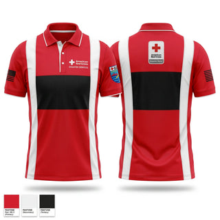 Short Sleeve Performance Polo, Disaster Action Team, Fire Department, Teamtime, Team time, sublimation, custom sports apparel, team uniforms, spirit wear, spiritwear, sports uniforms, custom shirts, team store, custom team store, fundraiser sports, apparel fundraiser